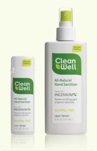 CleanWell with Ingenium(TM) hand sanitizer